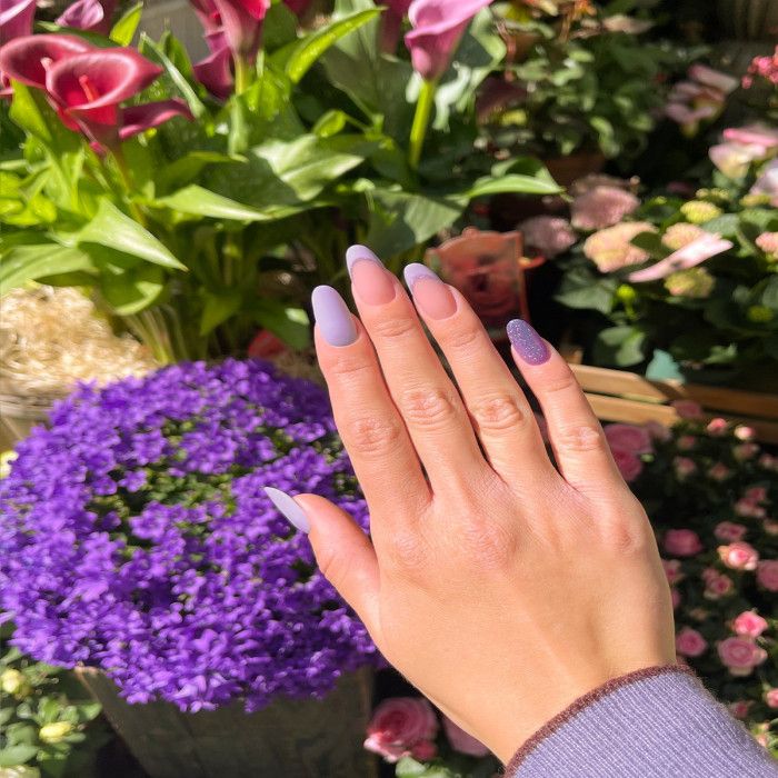 Clean Cuticle Work Even Application Visual Idea Clean Cuticle Work Even Application Visual Idea β Winter Lavender Nails