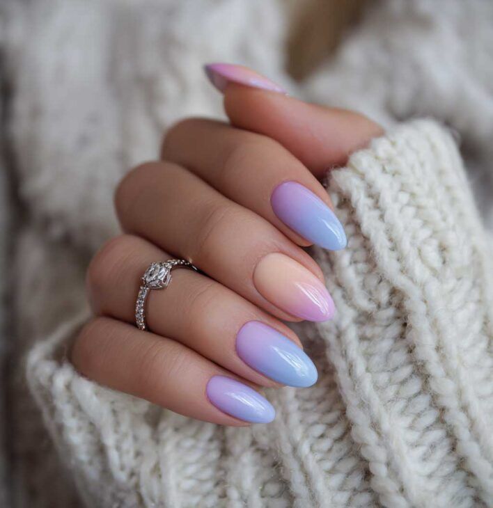 Visible Visual Idea — Pastel Winter Nails