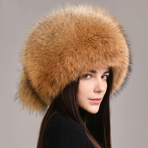 Large Brown Fur Hat with Black Band and Black Top Large Brown Fur Hat with Black Band and Black Top β Fur Hat Outfits