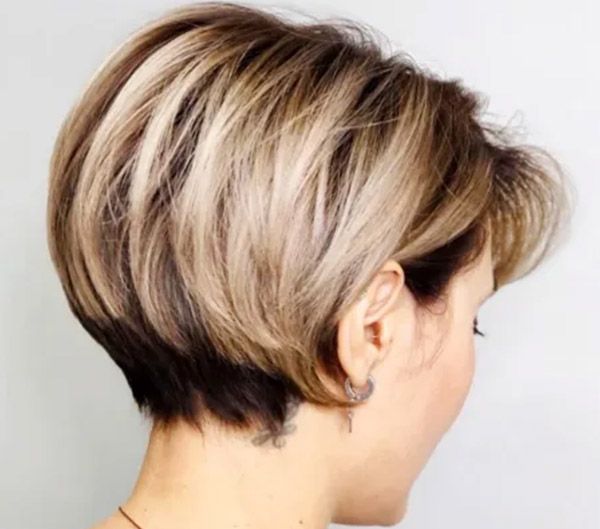 Choppy Layered Bob With Highlights — Winter Haircuts for Women Over 60