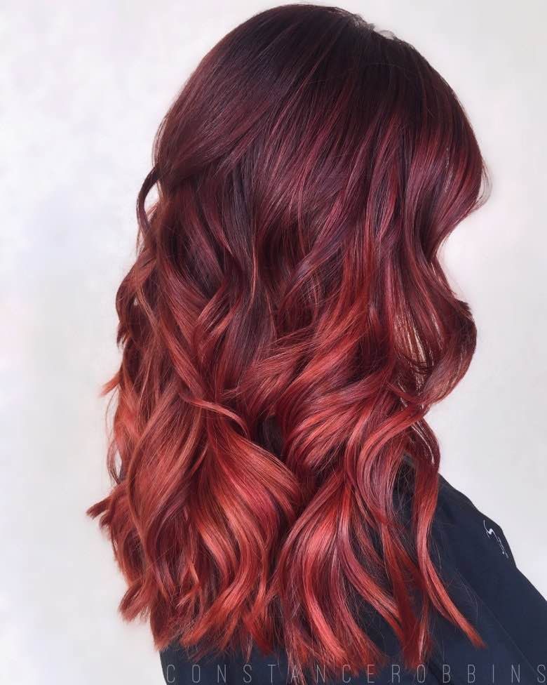 Lustrous Deep Cherry Cola — Cherry Cola Hair Color