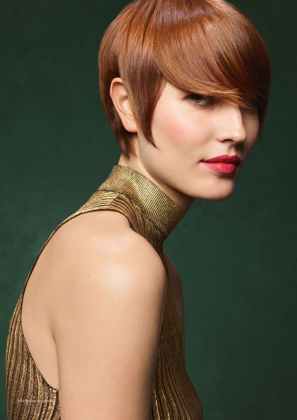 Vibrant Copper Red Bob — Winter Hair Colors for Short Hair