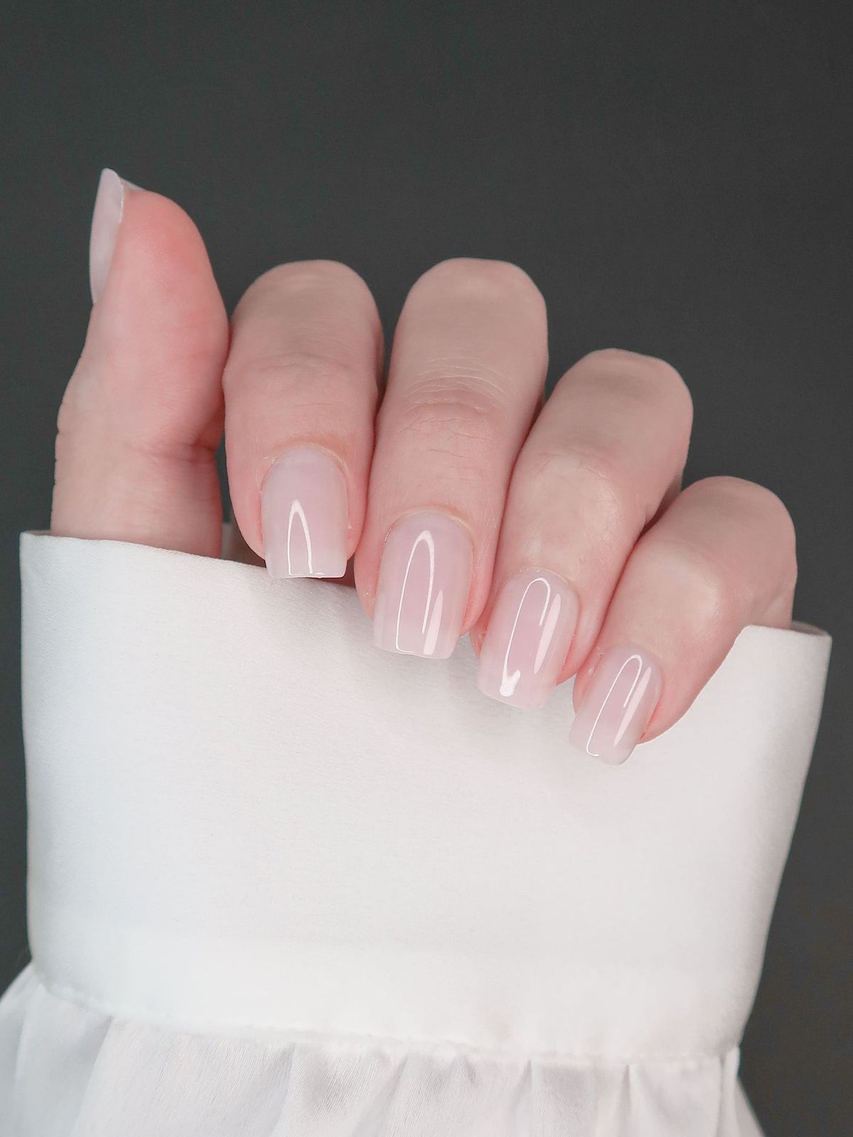 Sheer Milky Pink Visual Idea Sheer Milky Pink Visual Idea β Clean Girl Winter Nails