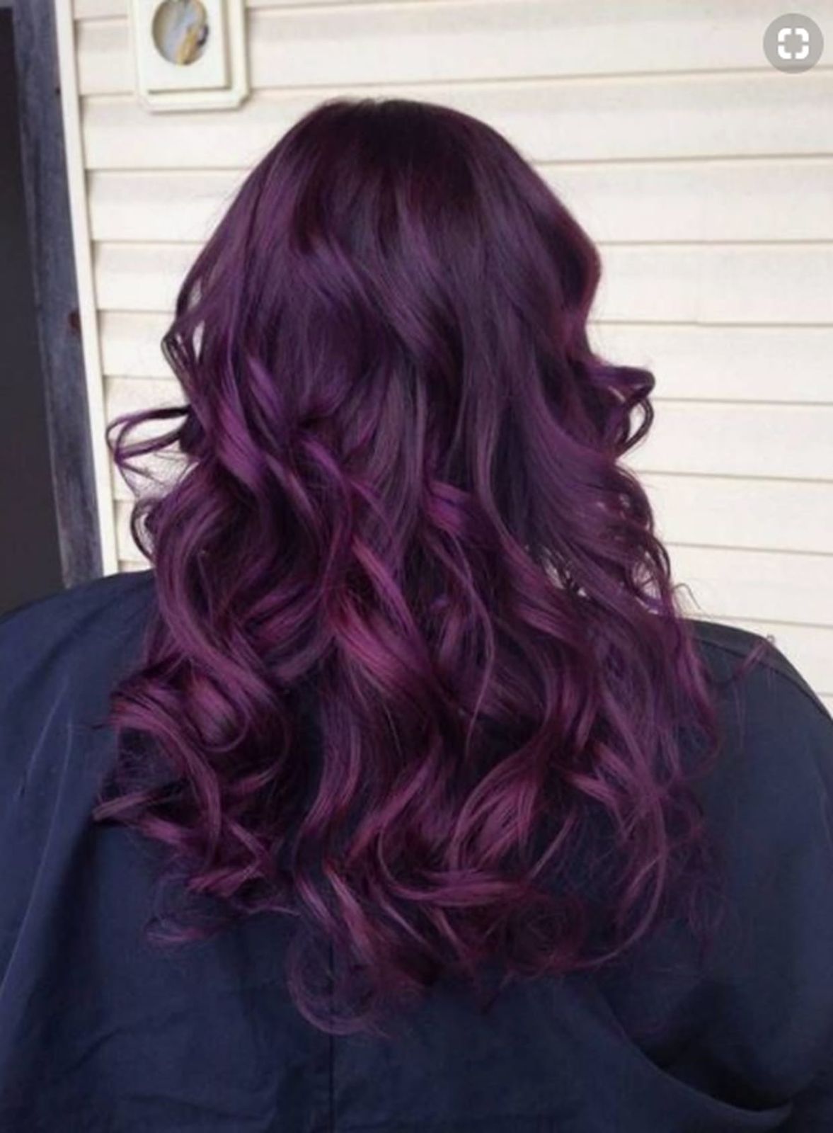 Intense Uniform Plum Color Intense Uniform Plum Color β Plum Hair Color