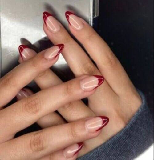 Festive Green and Red Snowflake Nails Festive Green and Red Snowflake Nails β Winter Birthday Nails