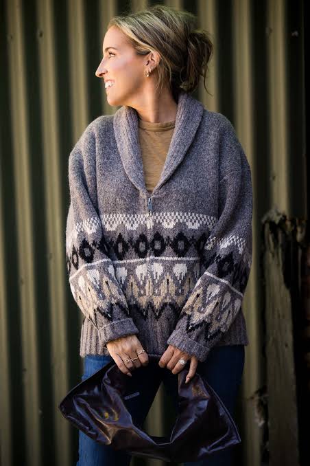 Shawl Collar Fair Isle Sweater for a Cozy Weekend Look Shawl Collar Fair Isle Sweater for a Cozy Weekend Look โ Fair Isle Sweater Outfits