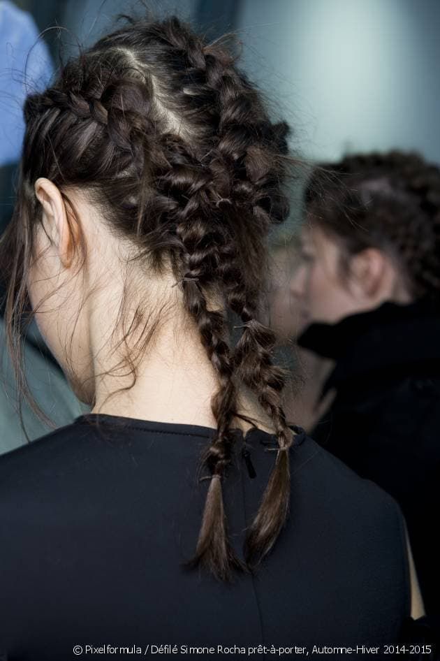 Long Layers Visual Idea — Winter Braided Hairstyles