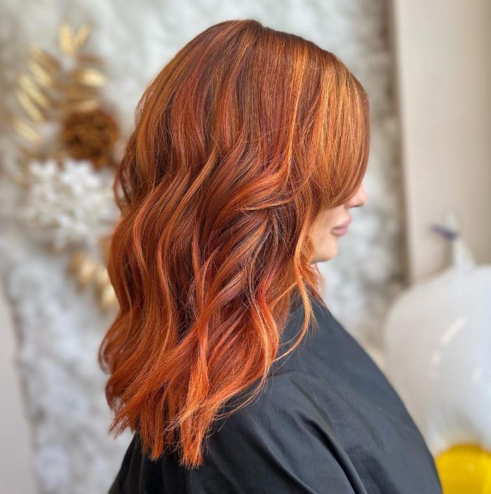 No Bangs Visual Idea — Winter Hair Colors
