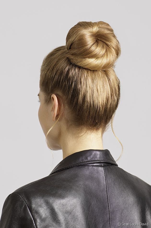 Light Blonde Sleek High Bun Light Blonde Sleek High Bun β Winter Formal Hairstyles