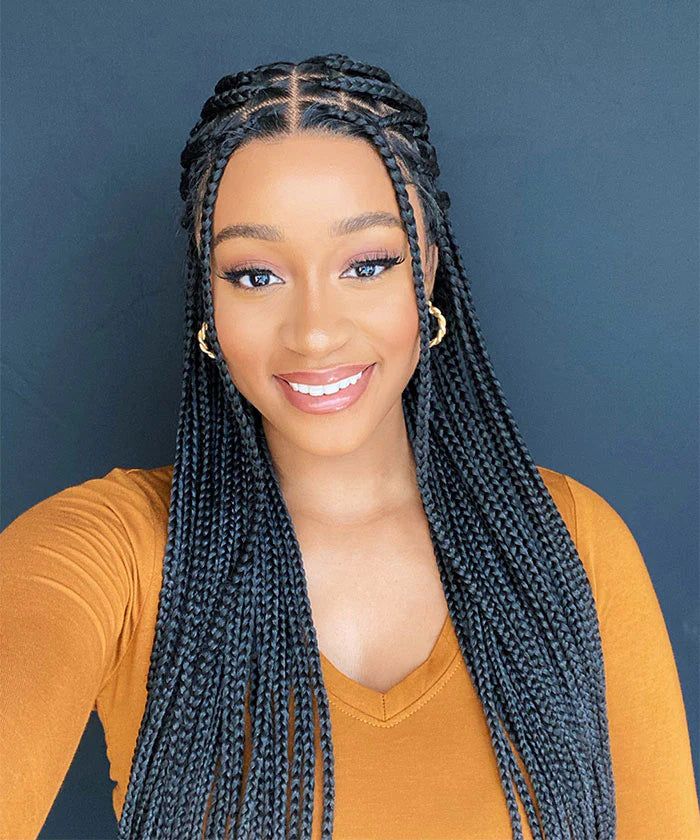 High Ponytail with Intricate Braids — Winter Braided Hairstyles