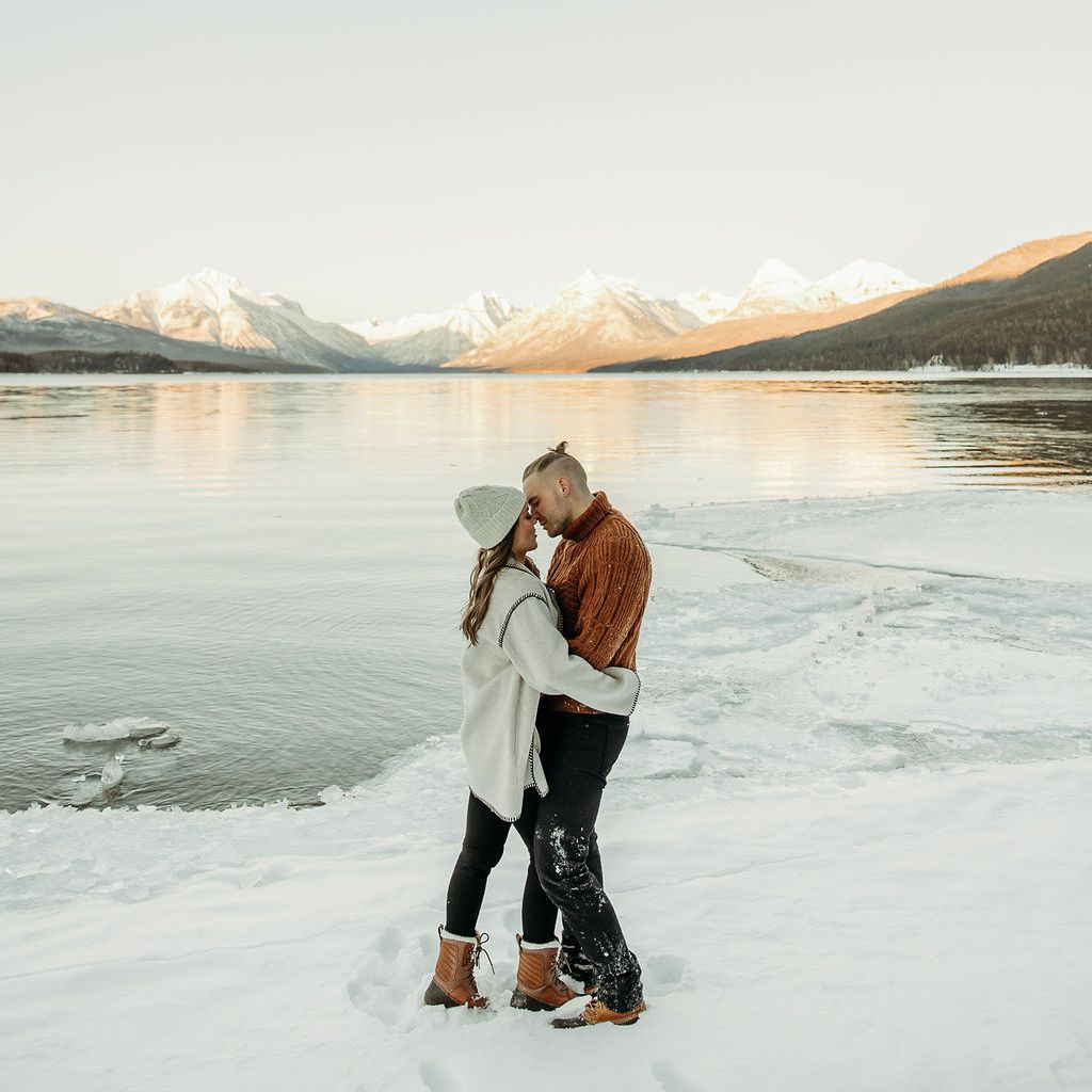 Fuzzy Jacket and Knit Sweater for a Rustic Winter Photoshoot — Winter Photoshoot Outfits