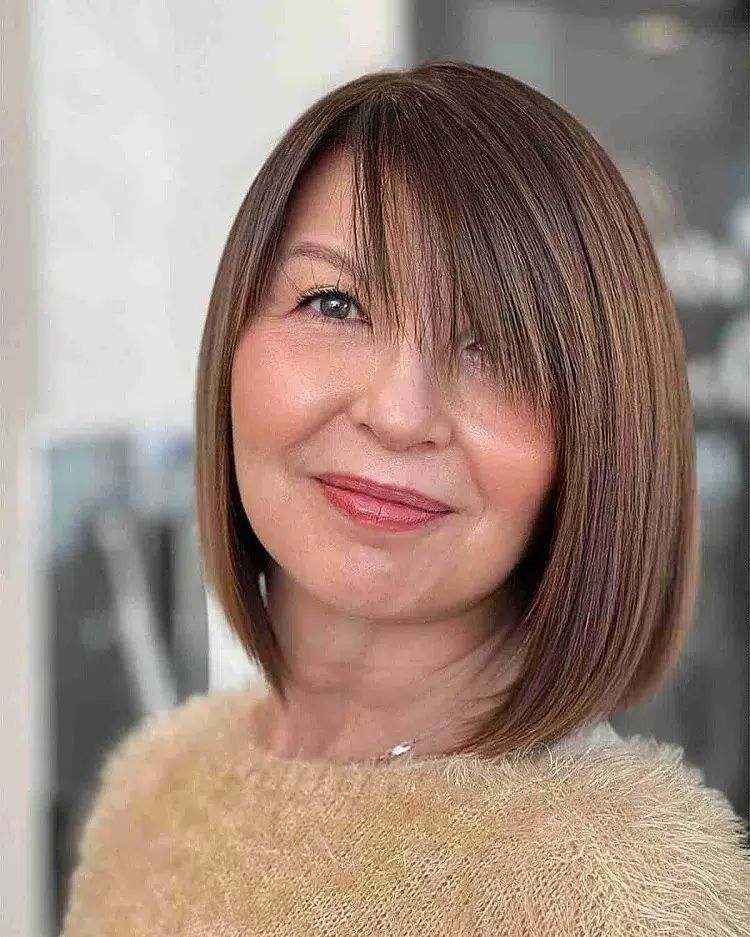 Blonde Layered Bob with Soft Texture — Winter Hairstyles for Women Over 50