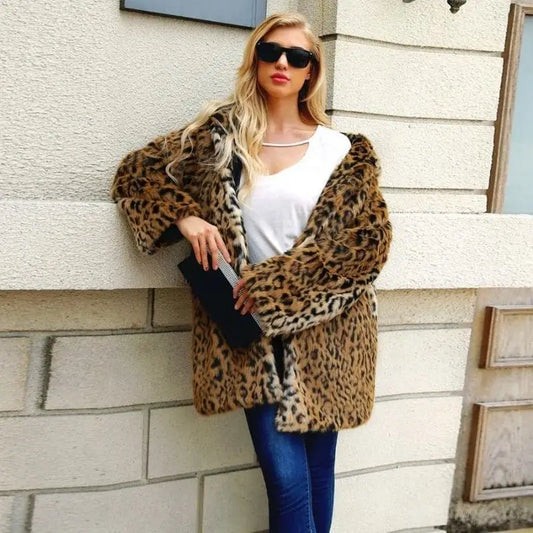 Leopard Coat and Boots with Jeans — Leopard Coat Outfits