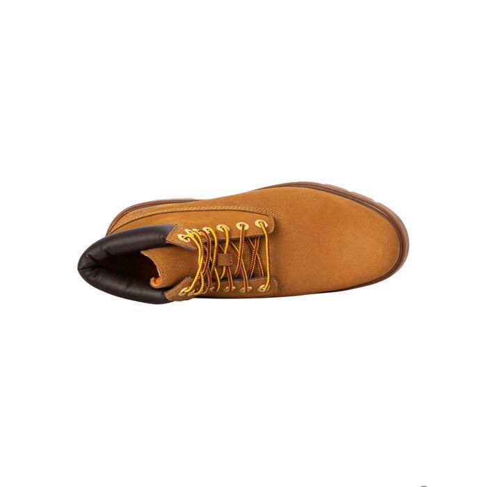 Top-Down View of Tan Timberlands with Yellow Laces Top-Down View of Tan Timberlands with Yellow Laces β Timberland Boots Outfits