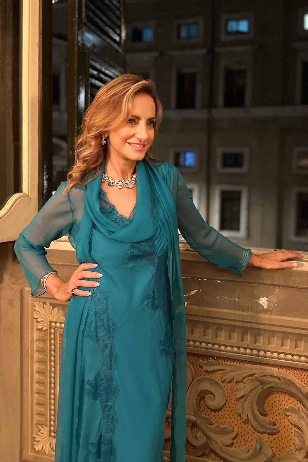Teal Lace Trim Dress with Sheer Scarf Teal Lace Trim Dress with Sheer Scarf β Winter Date Night Outfits