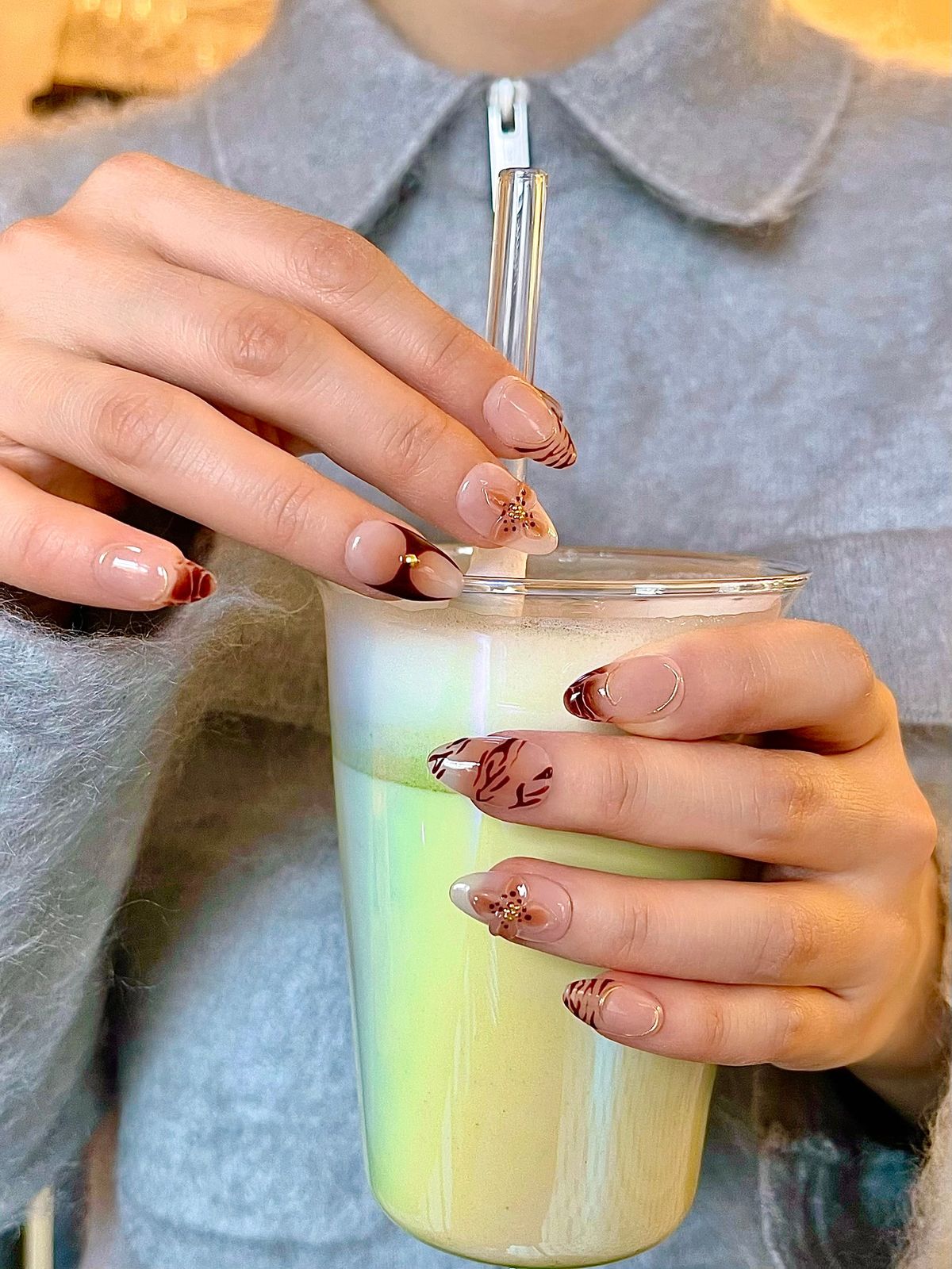 Solid Color Visual Idea Solid Color Visual Idea β Mocha Nails