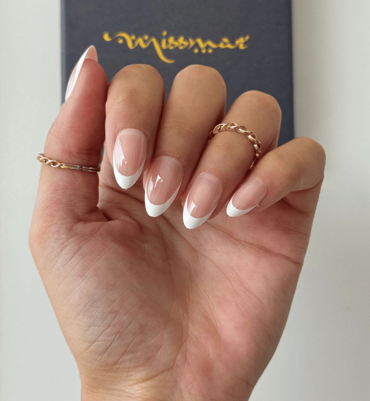 French Tips On All Nails Visual Idea French Tips On All Nails Visual Idea โ Winter Almond Nails