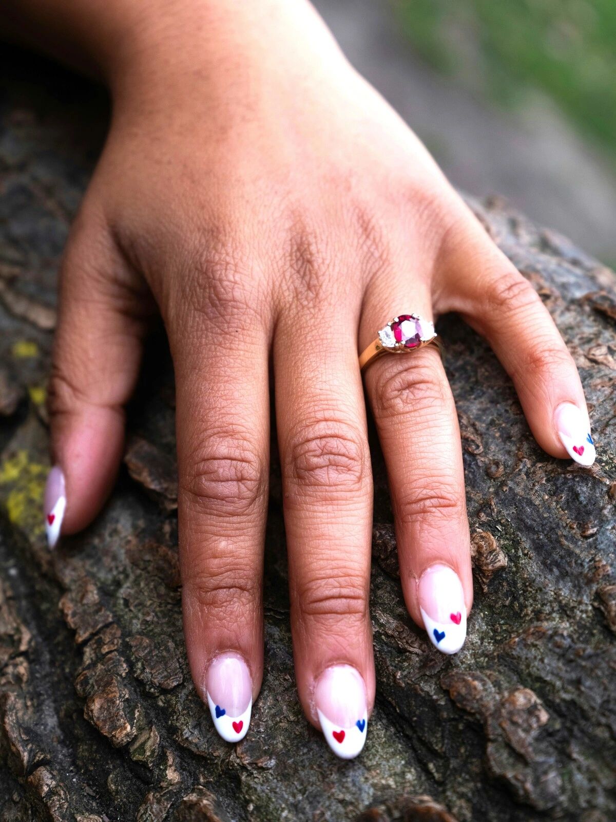 New Years Visual Idea New Years Visual Idea β New Years French Tip Nails 2027