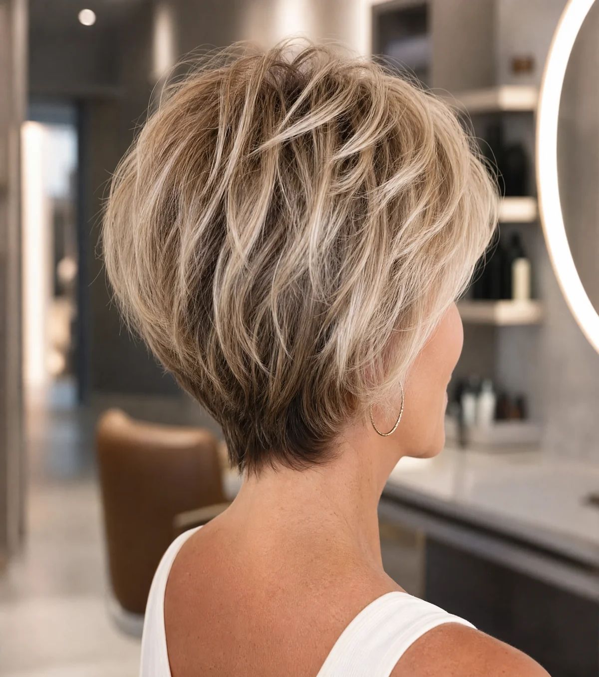 Stacked Bob Visual Idea Stacked Bob Visual Idea β Winter Hairstyles for Women Over 60