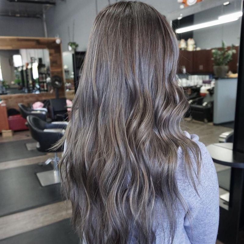 Long Layers Visual Idea — Ash Brown Hair