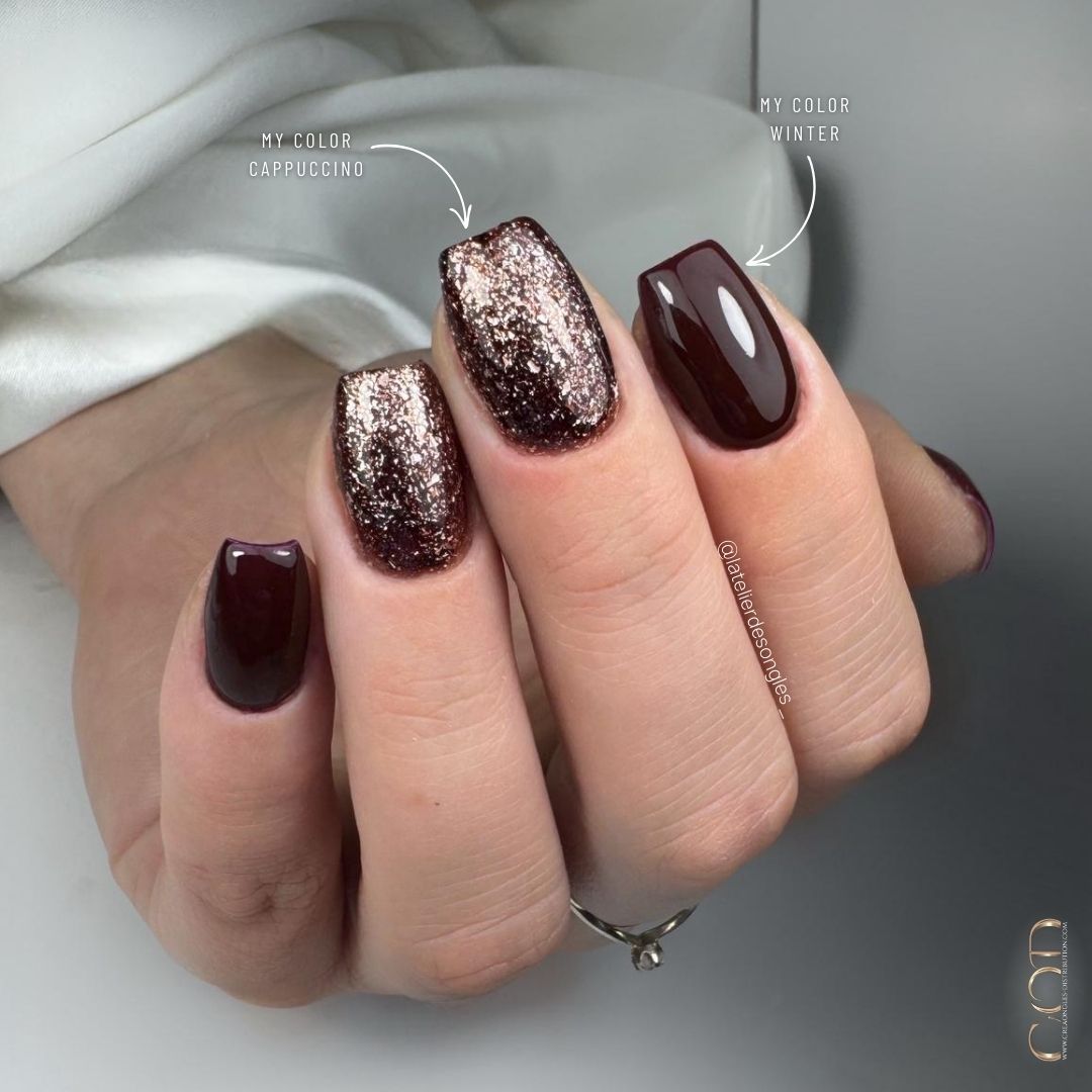 Nail Shape And Length E G Medium Almond Visual Idea Nail Shape And Length E G Medium Almond Visual Idea β Winter Squoval Nails