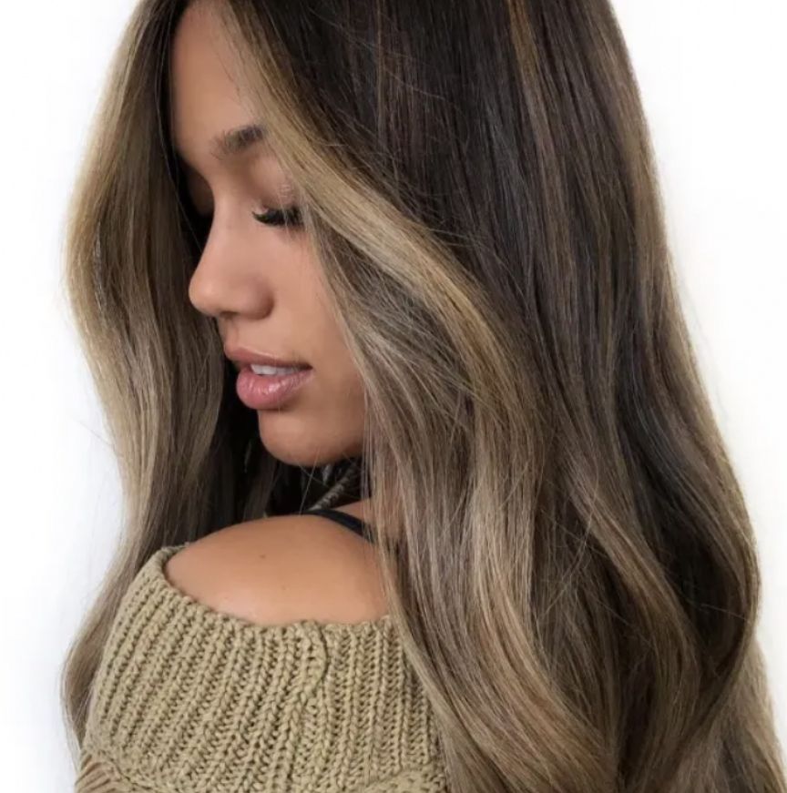 Dark Brown With Balayage And Face-Framing Layers — Winter Haircuts for Long Faces