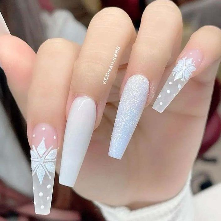 Glitter Opaque Visual Idea Glitter Opaque Visual Idea โ Winter Formal Nails