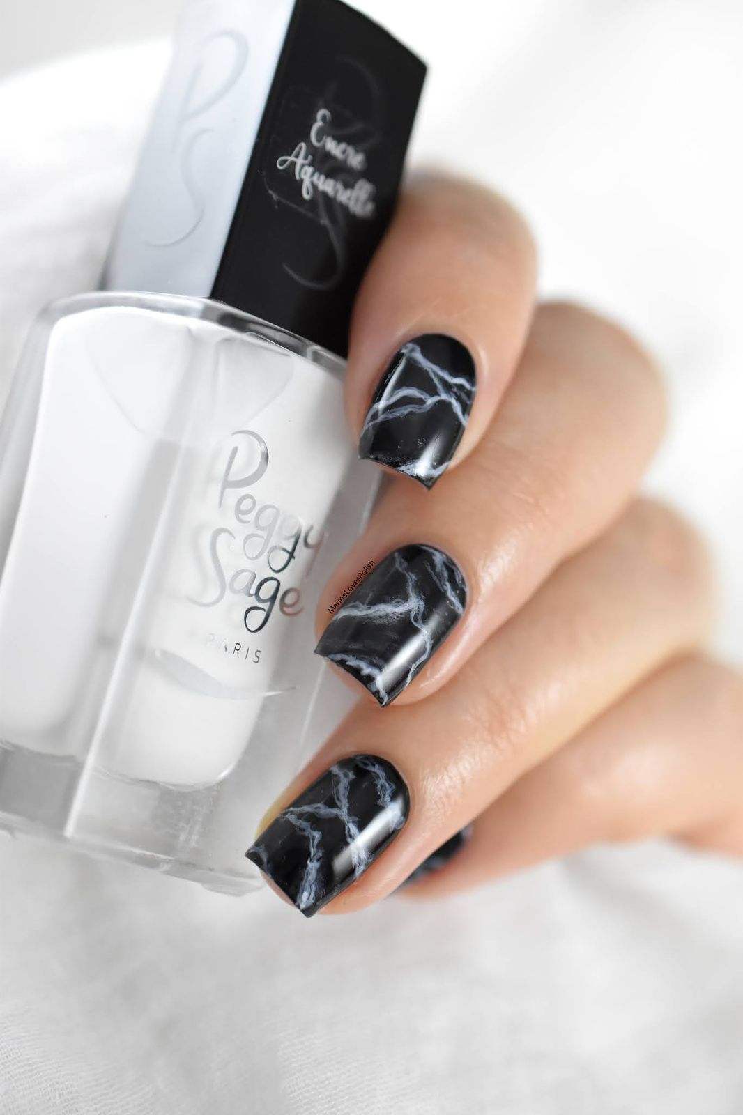 Any Visual Idea — Winter Marble Nails