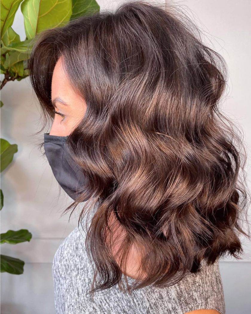 Side View Visual Idea — Dark Winter Hair Colors