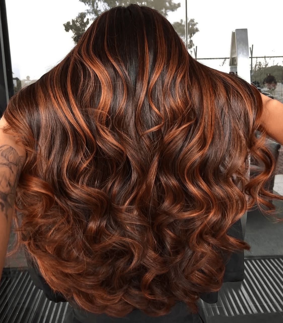 Side View Visual Idea — Winter Ombre Hair