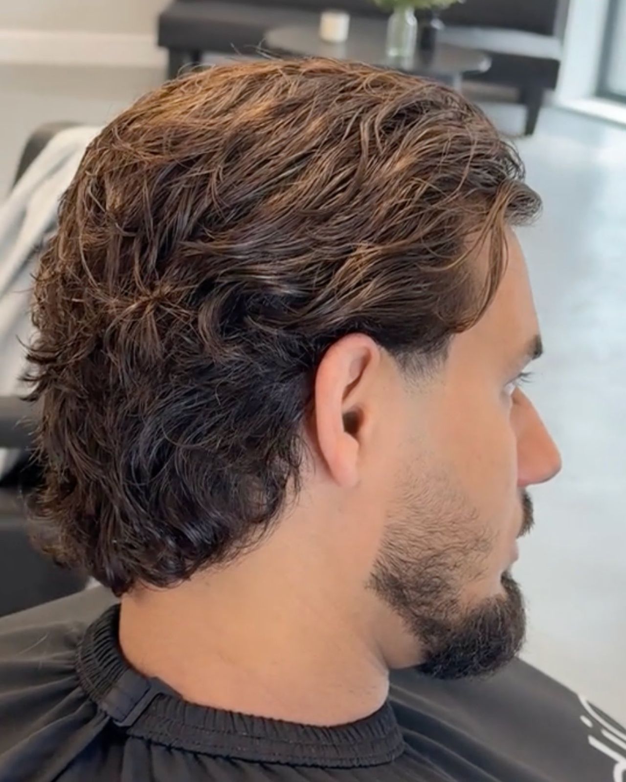Layered Mullet With Middle Part Layered Mullet With Middle Part β Winter Haircuts for Boys