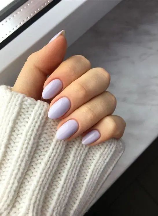 None Visual Idea None Visual Idea โ Winter Almond Nails