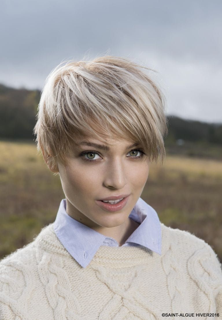уши Visual Idea — Winter Haircuts for Square Faces