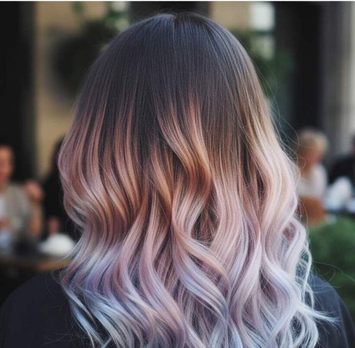 Pastel Dream Ombre Blend — Winter Ombre Hair
