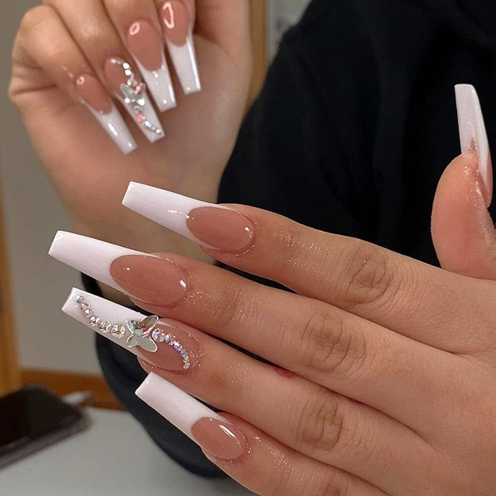 Any Visual Idea — Long Winter Coffin Nails