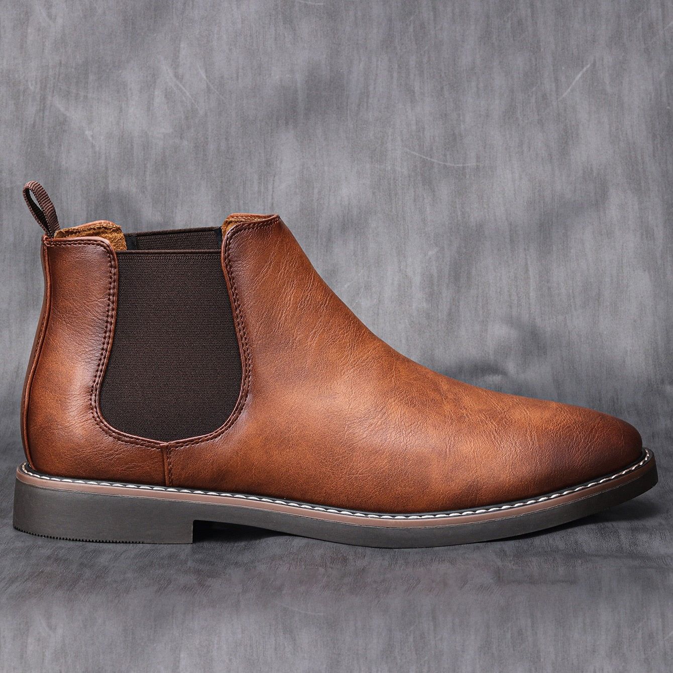 Classic Craftsmanship: Brown Leather Chelsea Boot Detail Classic Craftsmanship: Brown Leather Chelsea Boot Detail β Chelsea Boots Outfits