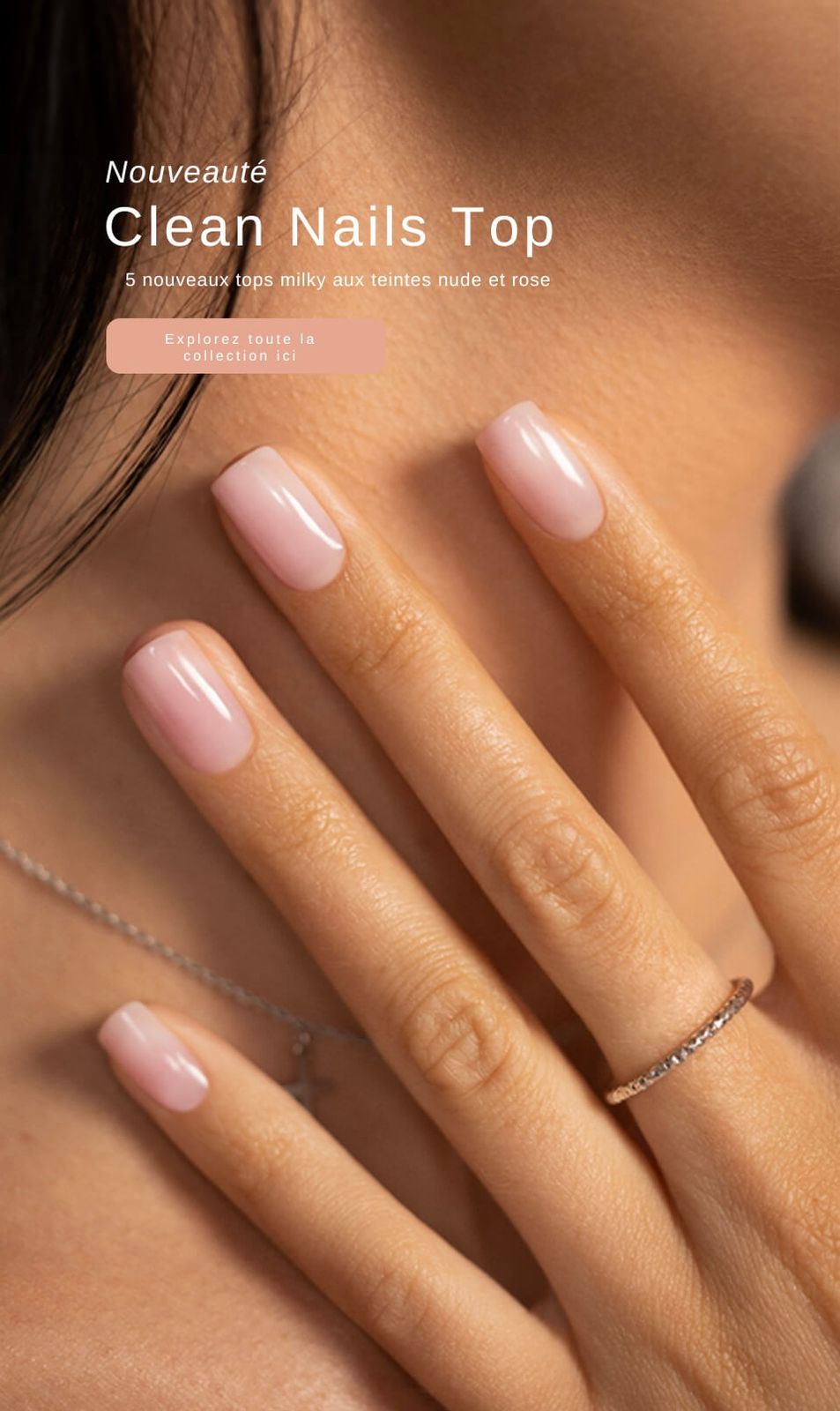 Milky Pale Pink Oval Nails Milky Pale Pink Oval Nails β Winter Nails for School
