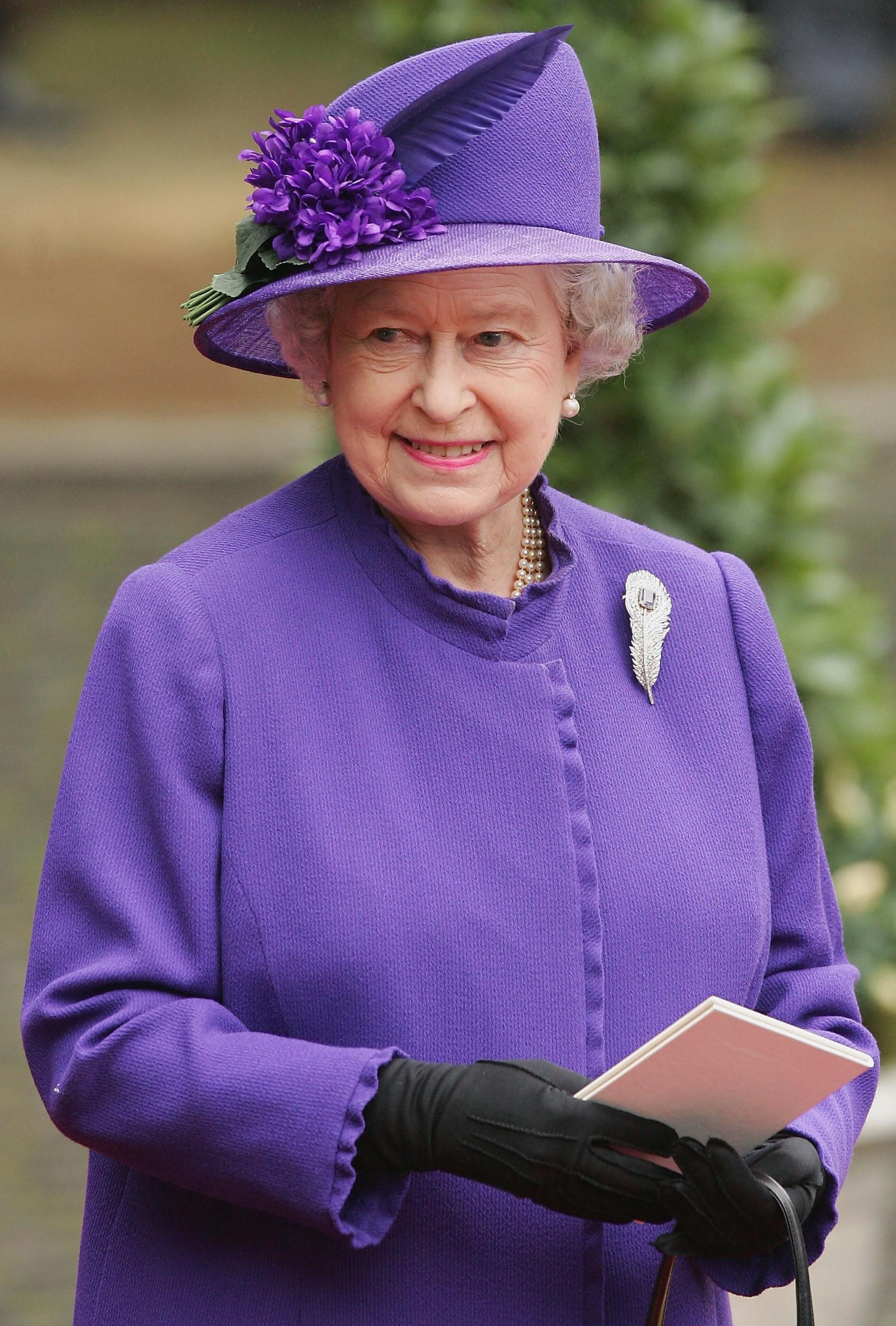 Regal Royal Purple Coat and Hat Ensemble — Royal Purple Outfits
