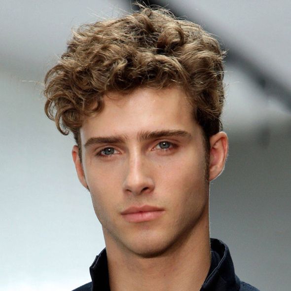Short Curly Cut with Curly Bangs Short Curly Cut with Curly Bangs β Winter Hairstyles for Men