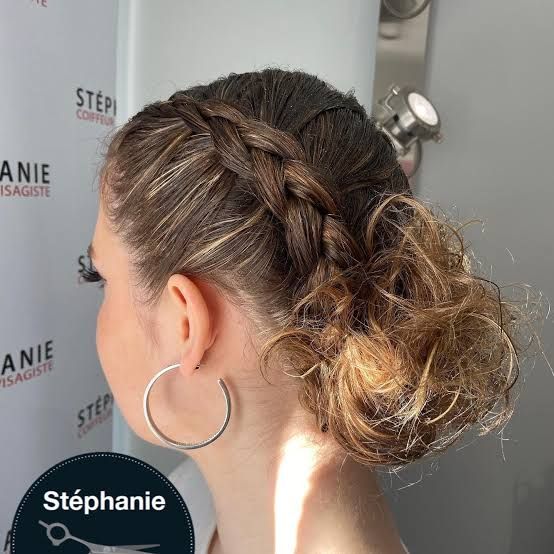 Textured Braided Updo — Winter Date Night Hairstyles