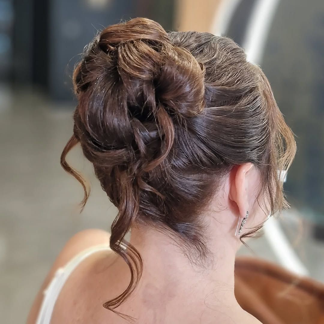 Medium Brown With Warm Undertones Visual Idea Medium Brown With Warm Undertones Visual Idea β Winter Wedding Guest Hairstyles
