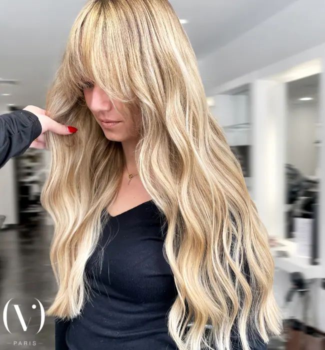 Curtain Bangs Visual Idea — Winter Hair Colors for Blondes