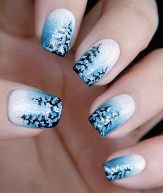 Visible Visual Idea Visible Visual Idea β Winter Acrylic Nails