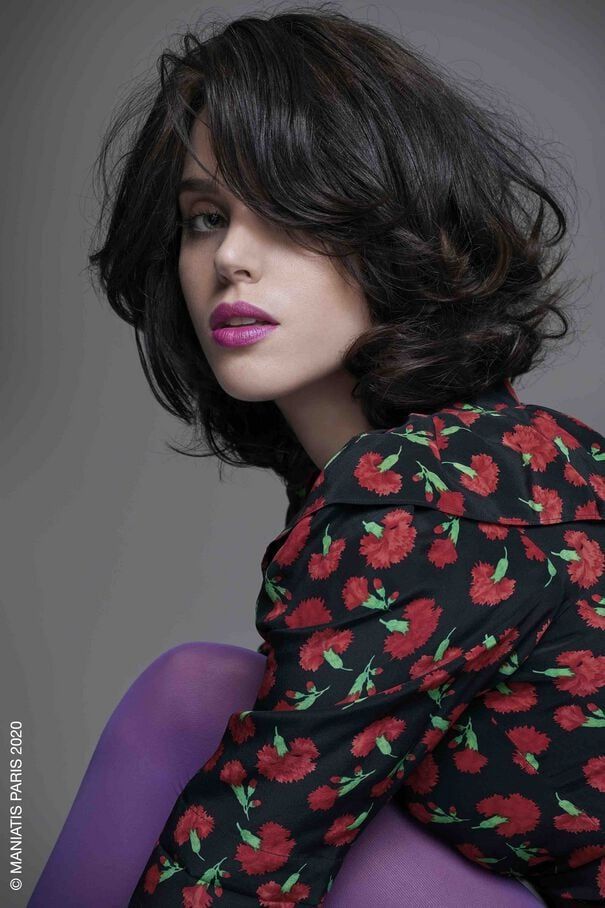 Voluminous Layered Bob with Waves — Winter Haircuts for Square Faces