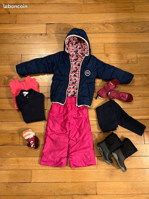 Bright Pink Ski Pants and Navy Jacket for a Bold Apres Ski Combination — Apres Ski Outfits