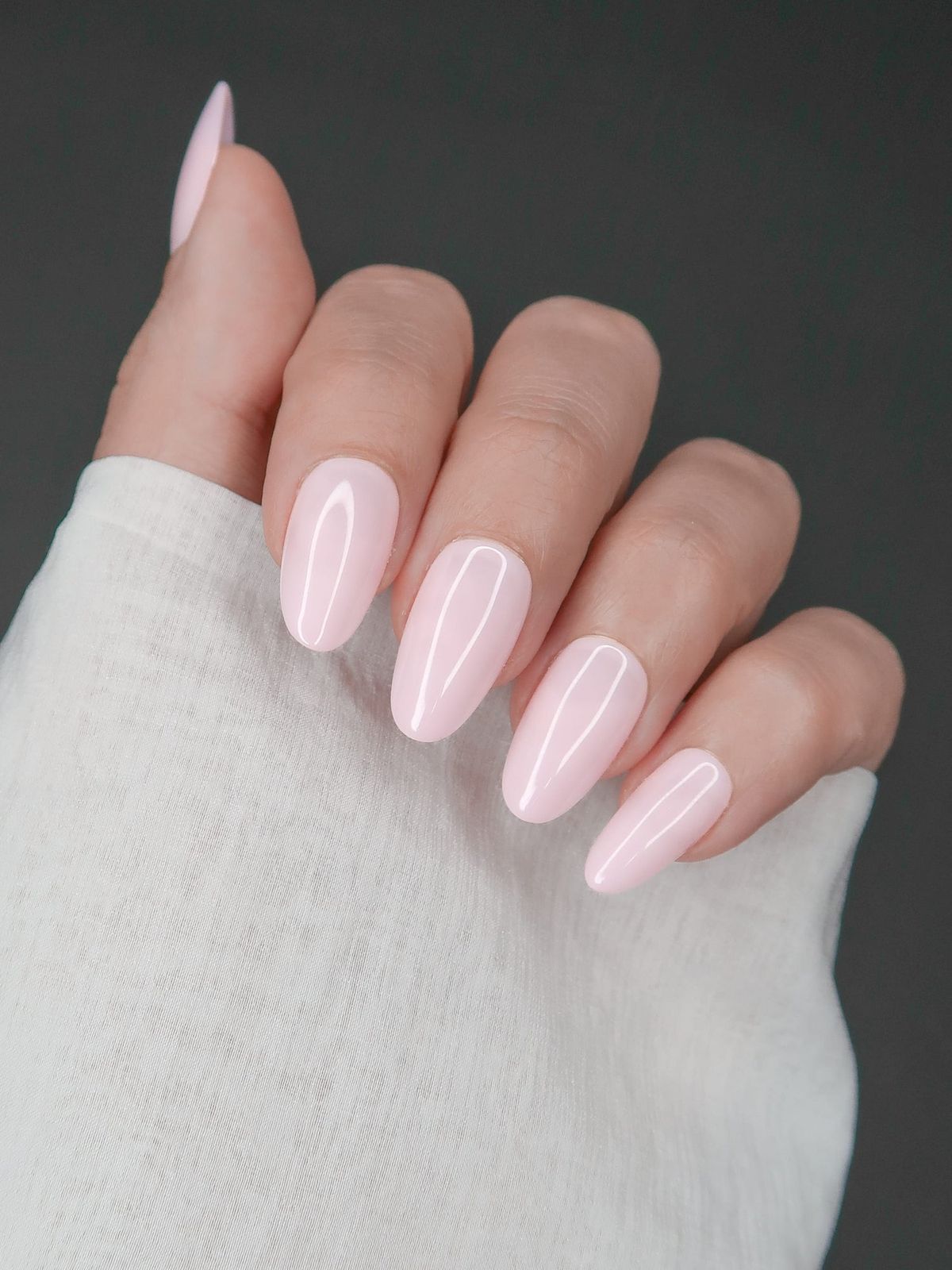 Glossy Visual Idea — Pastel Winter Nails