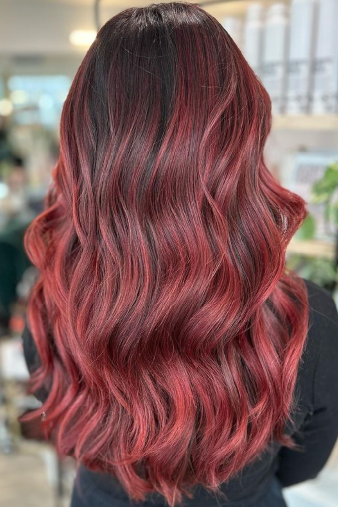 Mahogany With Lighter Highlights — Mahogany Hair Color