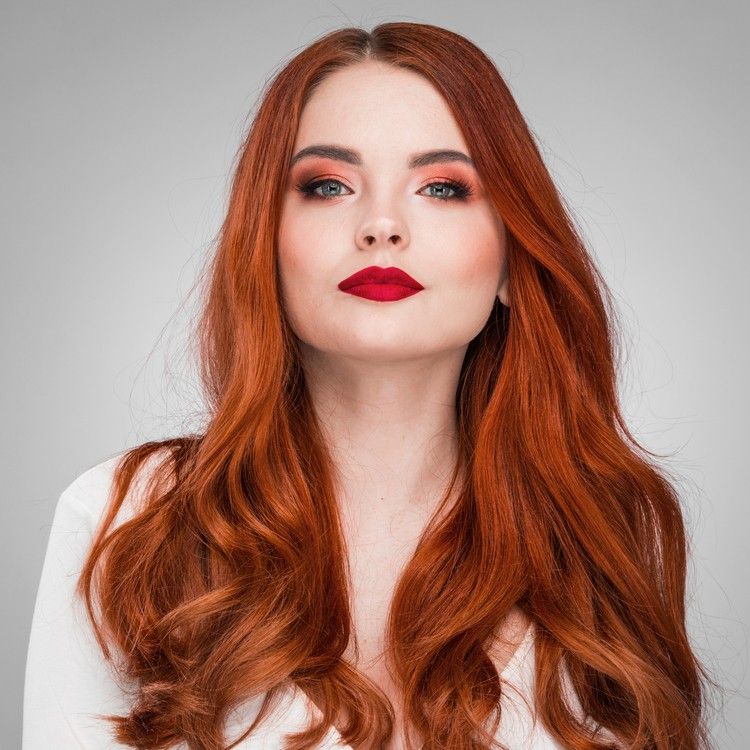 Intense Copper With Red Undertones Intense Copper With Red Undertones β Winter Copper Hair Color
