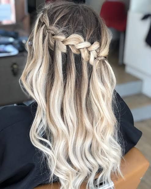 Braided Accent With Loose Waves — Winter Date Night Hairstyles