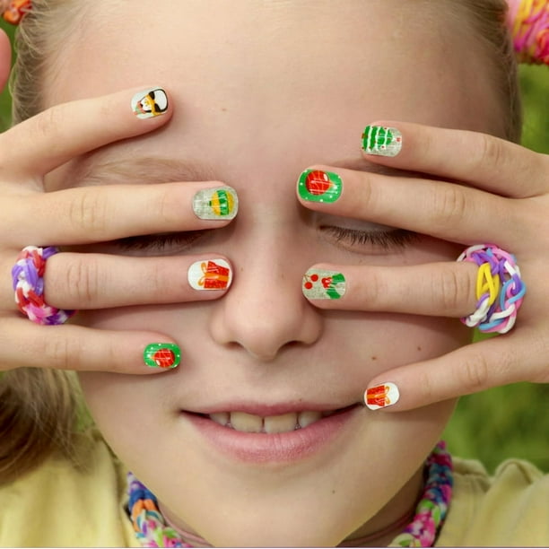 Festive Christmas Art Nails — Winter Nails for Kids